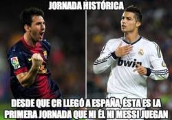 Enlace a Jornada histórica para Messi y CR7