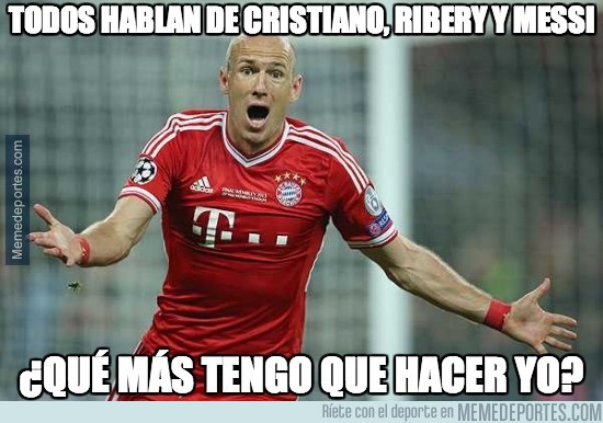 218503 - Todos hablan de Cristiano, Ribery y Messi