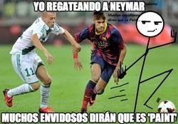 Enlace a Yo regateando a Neymar