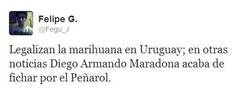 Enlace a Maradona ficha por el Peñarol