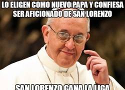 Enlace a Lo eligen como nuevo papa y confiesa ser aficionado de San Lorenzo