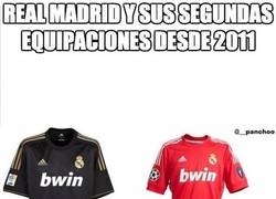 Enlace a Real Madrid y sus segundas equipaciones desde 2011
