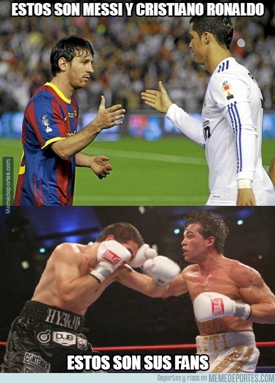 231532 - Cristiano vs Messi vs Sus fans