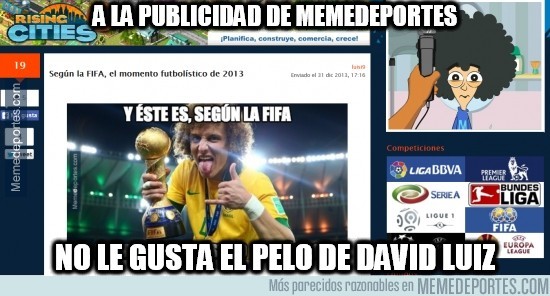 237864 - Banners dedicados a David Luiz