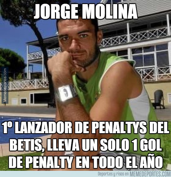 239442 - Jorge Molina, el que lanza los penaltys en el Betis