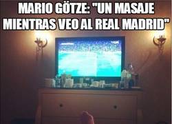 Enlace a Mario Götze: ''Un masaje mientras veo al Real Madrid''