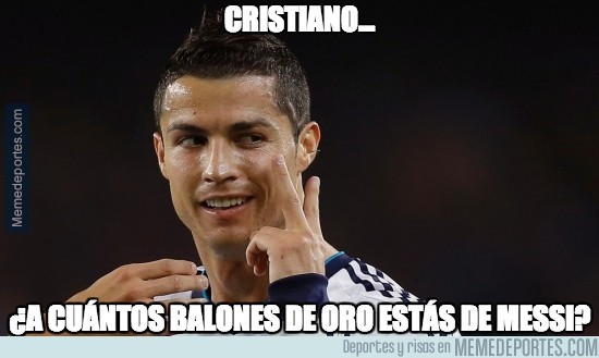 245835 - Cristiano ¿A cuántos balones de oro estás de Messi?