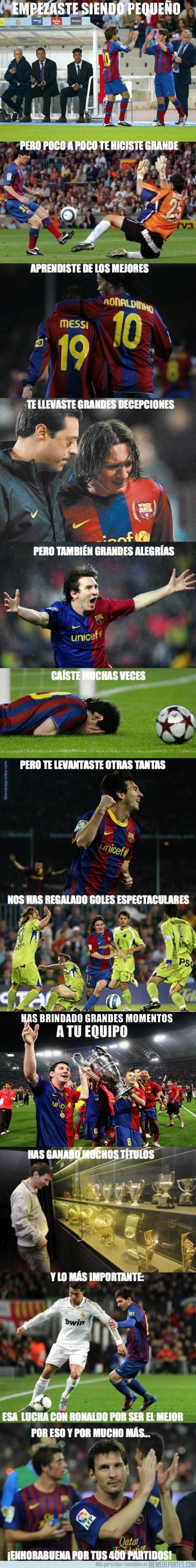 251793 - Messi, 400 partidos con el Barça, ¡Felicidades Leo!