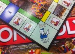 Enlace a El Monopoly del Barça. La casilla de Neymar está cerca de la cárcel