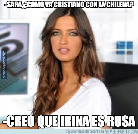 255629 - Sara, ¿cómo va Cristiano con la chilena?