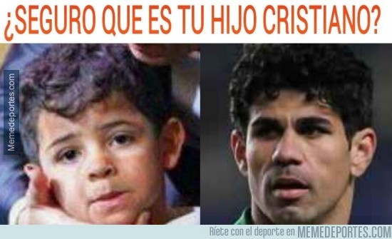 257851 - El hijo de Cristiano tiene un parecido algo sospechoso con Diego Costa