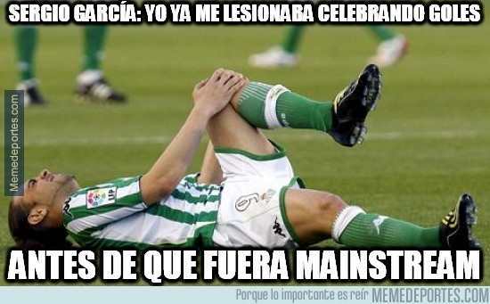 259499 - Sergio García: yo ya me lesionaba celebrando goles