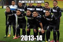 Enlace a Plantilla del Levante 2013/14