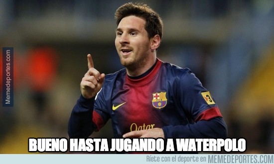 263762 - Messi es un genio hasta jugando a Waterpolo