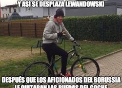 Enlace a Y así se desplaza Lewandowski