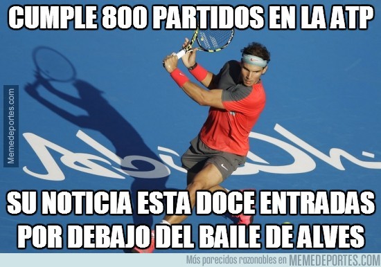 269252 - Cumple 800 partidos en la ATP