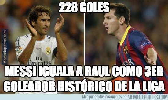 270717 - Messi, 228 goles, tercer máximo goleador histórico de la Liga BBVA