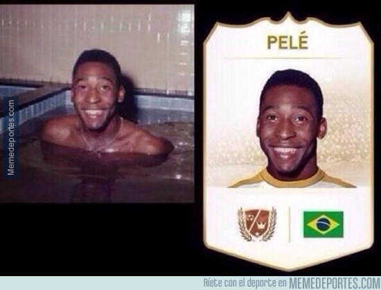271267 - La foto de Pelé en el FIFA es él en una bañera