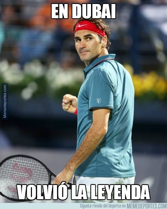 275099 - En Dubai, volvió Federer