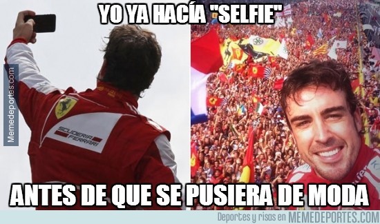 277176 - Fernando Alonso ya hacía selfies