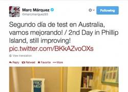Enlace a Marc Márquez tomándose con humor su lesión