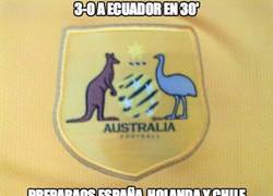 Enlace a Australia 3-0 a Ecuador en 30'