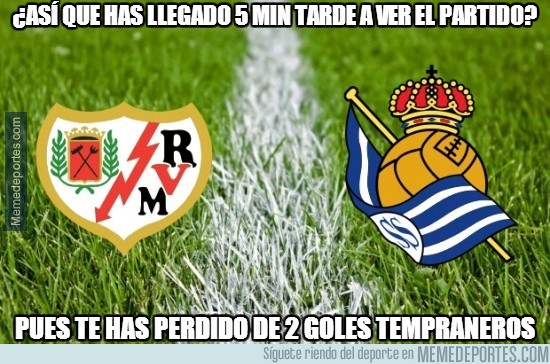 280637 - Rayo - Real Sociedad, 2 goles en 3 minutos