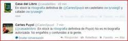 Enlace a El Zas de @Carles5Puyol a @casadellibro que intenta aprovecharse de su marcha del FCB