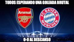Enlace a Bayern 0 - Arsenal 0 Menudo palo