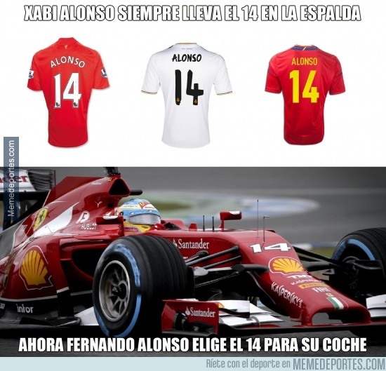 282383 - ¿Qué les pasa a los Alonso con el número 14?