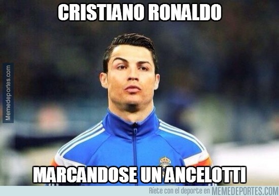 282954 - Cristiano Ronaldo marcándose un Ancelotti
