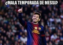 Enlace a ¿Mala temporada de Messi?
