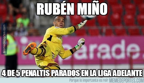 287844 - Rubén Miño, el Diego Alves de la Liga Adelante