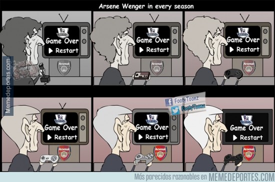288842 - La historia de Wenger cada año