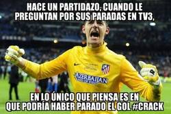 Enlace a Courtois, además de ser un Dios, es humilde