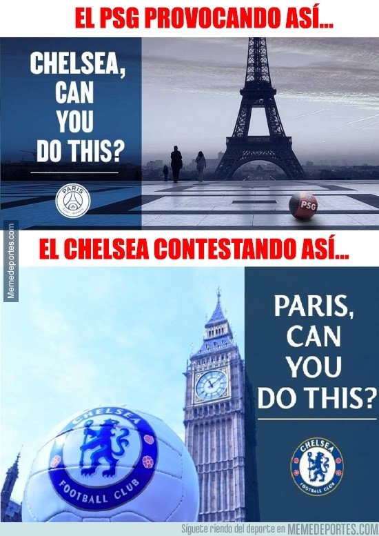 292434 - El pique entre PSG y Chelsea en las redes sociales