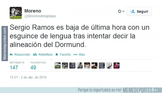 292529 - ¡Atención! Otro español de baja, es Sergio Ramos...