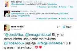 Enlace a Jordi Alba ligando por Twitter, qué fácil lo tienen los futbolistas. Descubre cómo