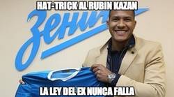 Enlace a Salomón Rondón le marca un Hat-Trick al Rubin Kazan