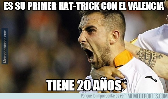 297176 - Es su primer hat-trick con el Valencia