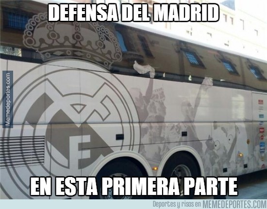 299967 - Defensa del Madrid en la primera parte #FinalCopaDelRey 