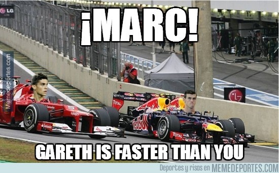 300262 - ¡Marc! Gareth is faster than you