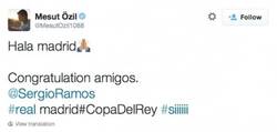 Enlace a Hasta Özil está celebrando el título del Madrid