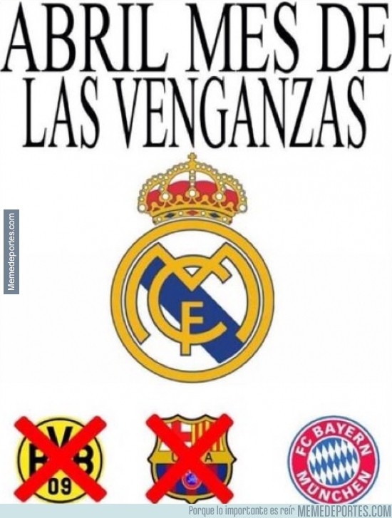 302098 - Abril, mes de las venganzas del Real Madrid ¿Se cumplirá?