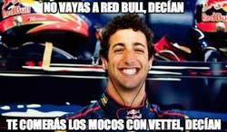 Enlace a Ricciardo le está mojando la oreja a Vettel