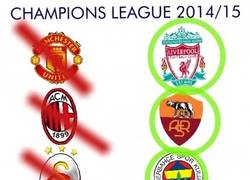 Enlace a Equipos de la Champions que el año que viene no jugarán y los relevos de sus ligas