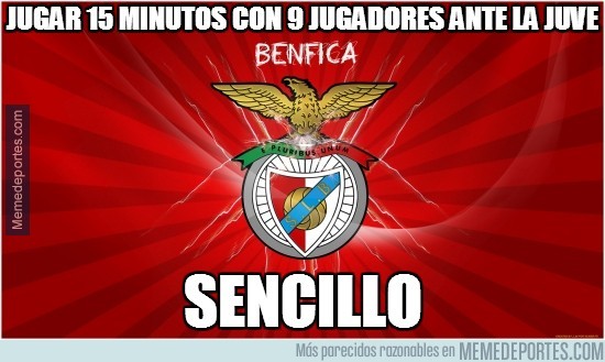310821 - Los del Benfica lucharon como si no hubiera mañana ante la Juventus
