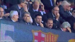 Enlace a GIF: Jordi Moix, el directivo del Barça que no pudo ocultar su decepción tras el empate del Getafe
