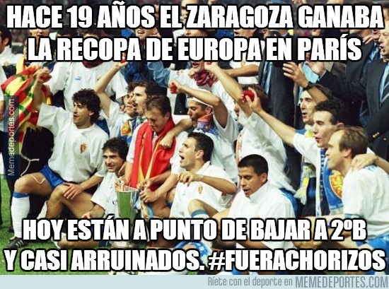315498 - Hace 19 años el Zaragoza ganaba la recopa de europa en parís