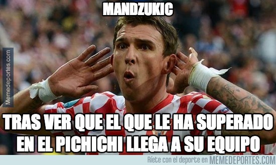315550 - A Mandžukić no se le ve muy contento con la llegada de Lewandowski